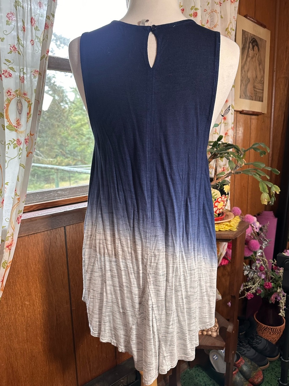 Cato • Asymmetrical Ombre Tunic Tank
